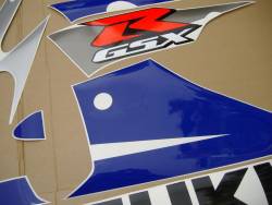 Suzuki 600 2002 blue stickers kit