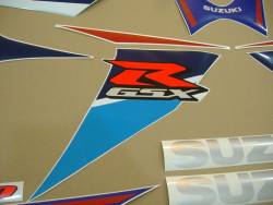 Suzuki 750 2007 white stickers kit