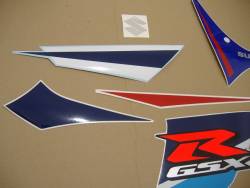 Suzuki GSXR 750 2007 white labels graphics