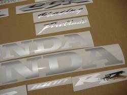 Honda 1000RR 2006 black complete sticker kit