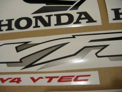 Honda VFR 800i 2002 RC46 silver adhesives set