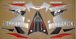 Suzuki GSX-R 750 2001 red decals kit 