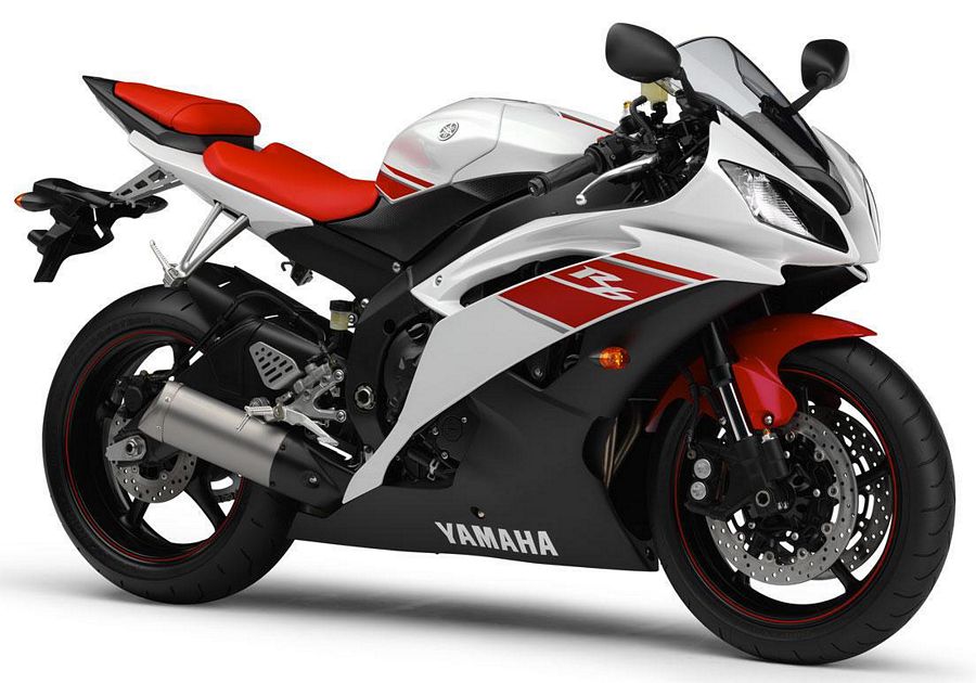 Yamaha YZF-R6 2008 (RJ15 13S) 2009 decals set white/red version - Moto-Sticker.com
