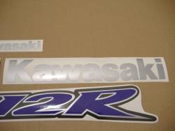 Kawasaki ZX12R 2000 Ninja green decals