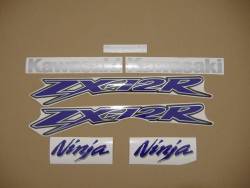 Kawasaki ZX-12R a1 2003 green stickers set