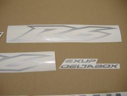 Yamaha R6 2008 RJ15 13S silver stickers