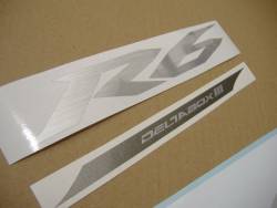 Yamaha YZF-R6 2005 5SL blue logo graphics