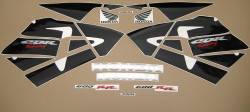 Honda CBR 600RR 2005 silver stickers