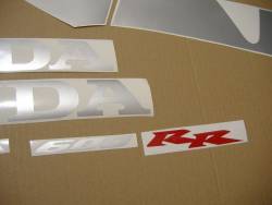 Honda CBR 600RR 2004 black adhesives set