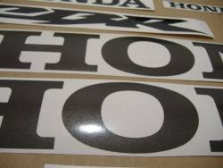 Honda 600RR 2003 yellow stickers set