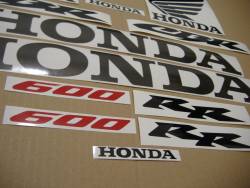 Honda 600RR 2003 yellow complete sticker kit