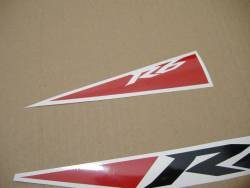 Yamaha R6 2010 RJ15 13S white decals kit 