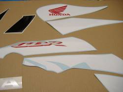 Honda 125R 2007 blue reproduction stickers