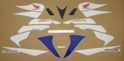 Honda 125R 2007 blue full decals kit