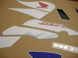Honda CBR 125R 2007 blue decals kit 