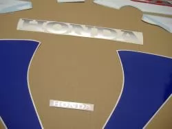 Honda 125R 2007 blue labels graphics