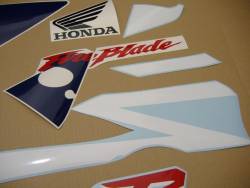 Honda CBR 954RR 2003 Fireblade white stickers
