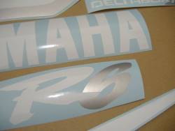 Yamaha YZF-R6 1999 5EB blue logo graphics