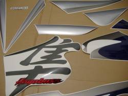 Suzuki Hayabusa 2005 blue labels graphics