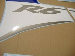 Yamaha R6 2008 13S blue AU full decals kit