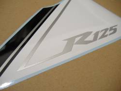 Yamaha R125 2009 blue EU decals kit 