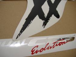 Honda 1000XX 1997 Blackbird grey labels graphics