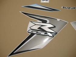 Suzuki 1000 2008 white stickers kit