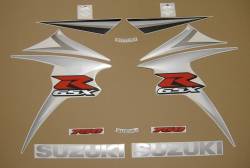 Suzuki GSX-R 750 2007 blue decals kit 