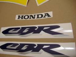 Honda CBR 954RR 2003 yellow stickers kit
