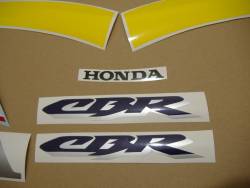 Honda 954RR 2003 Fireblade yellow logo graphics