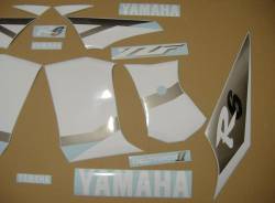 Yamaha R6 2002 RJ03 blue EU labels graphics