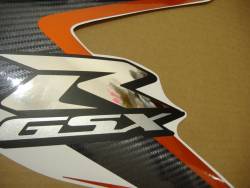 Suzuki GSX-R 750 2008 black decals set