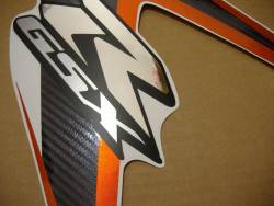 Suzuki GSX-R 750 2008 black stickers set