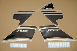 Yamaha YZF R125 2009 yellow stickers kit