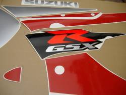 Suzuki GSX-R 750 2002 red decals kit 