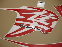 Suzuki Hayabusa GSX1300R K10 black stickers