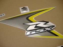 Suzuki 600 2008 yellow stickers kit