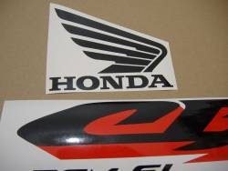 Honda CBR 600 F4 1999 silver decals kit 