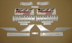 Yamaha 1000R 1997 Thunderace burgundy labels graphics