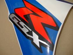 Suzuki GSXR 750 K10 white full decals kit