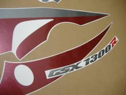 Suzuki Hayabusa K6 burgundy full decals kit