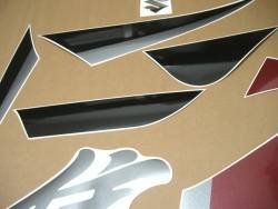 Suzuki Hayabusa GSX1300R 2006 burgundy decals kit