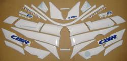 Honda cbr 600 f2 red white stickers set