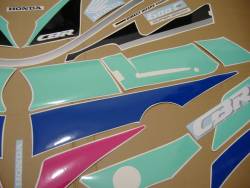 Honda 600 F2 1991 pink complete sticker kit