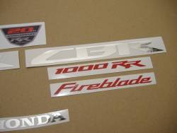 Honda 1000RR 2013 black stickers set