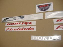 Honda CBR 1000RR 2013 black decals