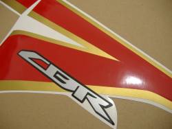 Honda 250R 2012 white complete sticker kit