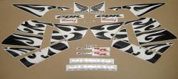 Honda CBR 600RR 2005 orange decal set