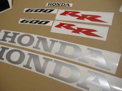 Honda CBR 600RR 2005 orange logo graphics