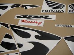 Honda 600RR 2006 orange labels graphics